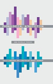 Cover of Phonological Acquisition by Anne-Michelle Tessier