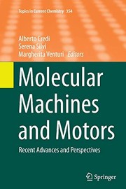 Front cover of Molecular Machines and Motors by Alberto Credi