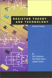 Front cover of Resistor theory and technology by Felix Zandman
