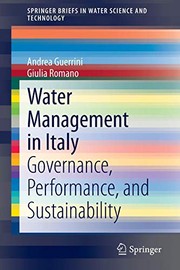 Front cover of Water Management in Italy by Andrea Guerrini