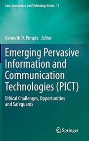 Cover of Emerging Pervasive Information and Communication Technologies by Kenneth D. Pimple