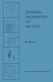 Front cover of General properties of matter by B. Brown