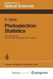 Cover of Photoelectron Statistics by B. Saleh