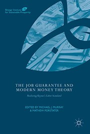 Front cover of The Job Guarantee and Modern Money Theory by Michael J. Murray