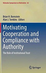 Front cover of Motivating Cooperation and Compliance with Authority by Brian H. Bornstein