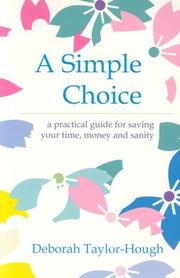 Cover of A Simple Choice by Deborah Taylor-Hough