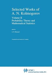 Cover of Selected Works II by Andrei Nikolaevich Kolmogorov