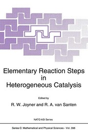 Cover of Elementary Reaction Steps in Heterogeneous Catalysis by R.W. Joyner