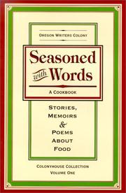 Front cover of Seasoned with words by OREGON WRITERS COLONY