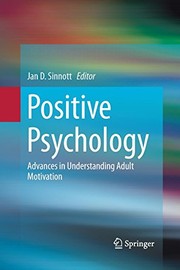 Front cover of Positive Psychology by Jan D. Sinnott