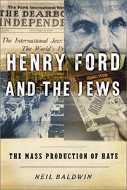Front cover of Henry Ford and the Jews by Neil Baldwin
