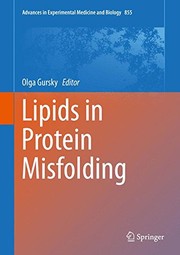 Front cover of Lipids in Protein Misfolding by Olga Gursky
