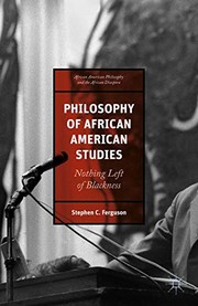 Front cover of Philosophy of African American Studies by Stephen Ferguson