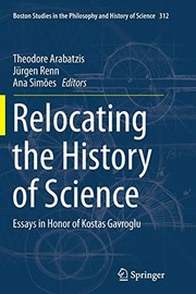 Front cover of Relocating the History of Science by Theodore Arabatzis