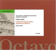Front cover of Le Operazioni del Compasso Geometrico et Militare by Galileo Galilei