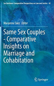 Front cover of Same Sex Couples - Comparative Insights on Marriage and Cohabitation by Macarena Sáez