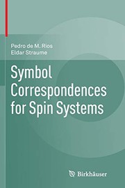 Cover of Symbol Correspondences for Spin Systems by Pedro de M. Rios