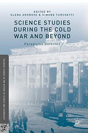 Cover of Science Studies during the Cold War and Beyond by Elena Aronova
