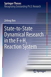 Front cover of State-to-State Dynamical Research in the F+H2 Reaction System by Zefeng Ren
