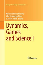 Front cover of Dynamics, Games and Science I by Mauricio Matos Peixoto