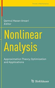 Cover of Nonlinear Analysis by Qamrul Hasan Ansari