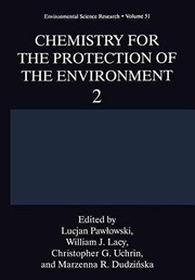 Front cover of Chemistry for the Protection of the Environment 2 by Lucjan Pawlowski