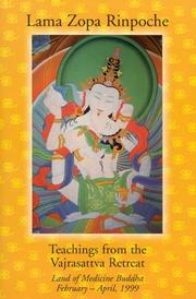 Front cover of Teachings from the Vajrasattva Retreat by Lama Thubten Zopa