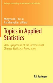 Cover of Topics in Applied Statistics by Mingxiu Hu
