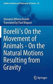 Cover of Borelli's On the Movement of Animals - On the Natural Motions Resulting from Gravity by Giovanni Alfonso Borelli