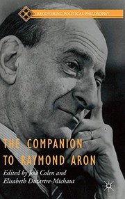 Front cover of The Companion to Raymond Aron by José Colen