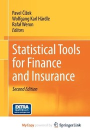 Front cover of Statistical Tools for Finance and Insurance by Pavel Cizek