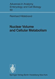 Front cover of Nuclear volume and cellular metabolism by Reinhard Hildebrand