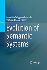 Front cover of Evolution of Semantic Systems by Bernd-Olaf Küppers