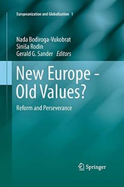Cover of New Europe - Old Values? by Nada Bodiroga-Vukobrat
