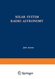 Cover of Solar System Radio Astronomy by Jules Aarons