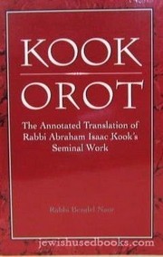 Cover of Orot by Abraham Isaac Kook