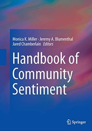 Front cover of Handbook of Community Sentiment by Monica K. Miller