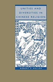 Front cover of Unities and diversities in Chinese religion by Robert P. Weller