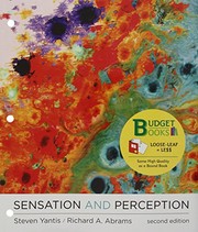Cover of Loose-leaf Version for Sensation and Perception by Steven Yantis