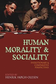 Front cover of Human Morality and Sociality by Henrik Hogh-Olesen