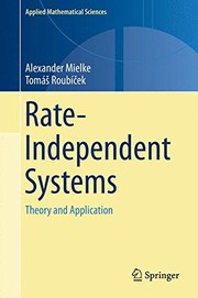 Cover of Rate-Independent Systems by Alexander Mielke
