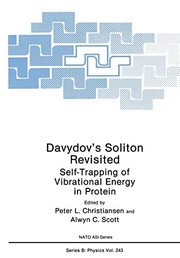 Front cover of Davydov's Soliton Revisited by Peter L. Christiansen