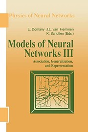 Front cover of Models of Neural Networks III by Eytan Domany
