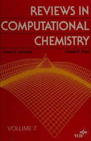 Cover of Reviews in computational chemistry 7 by Kenny B. Lipkowitz