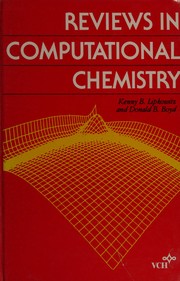 Cover of Reviews in computational chemistry by Kenny B. Lipkowitz