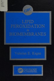 Front cover of Lipid peroxidation in biomembranes by Valerian E. Kagan