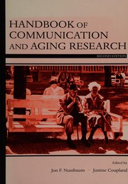 Front cover of Handbook of communication and aging research by Justine Coupland