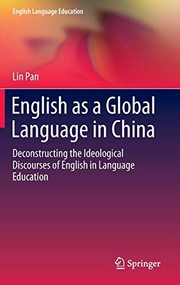 Front cover of English as a Global Language in China by Lin Pan
