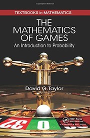 Front cover of The Mathematics of Games by David G. Taylor