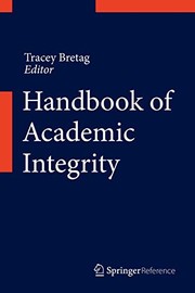 Front cover of Handbook of Academic Integrity by Tracey Bretag